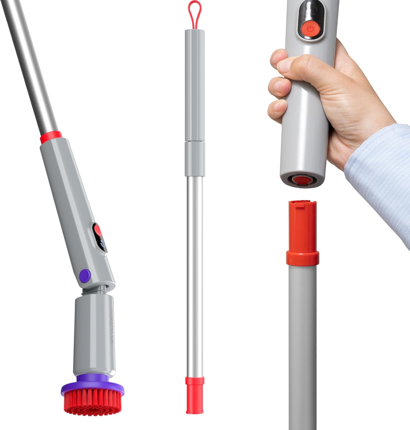 Adjustable Scrubber Extension Handle