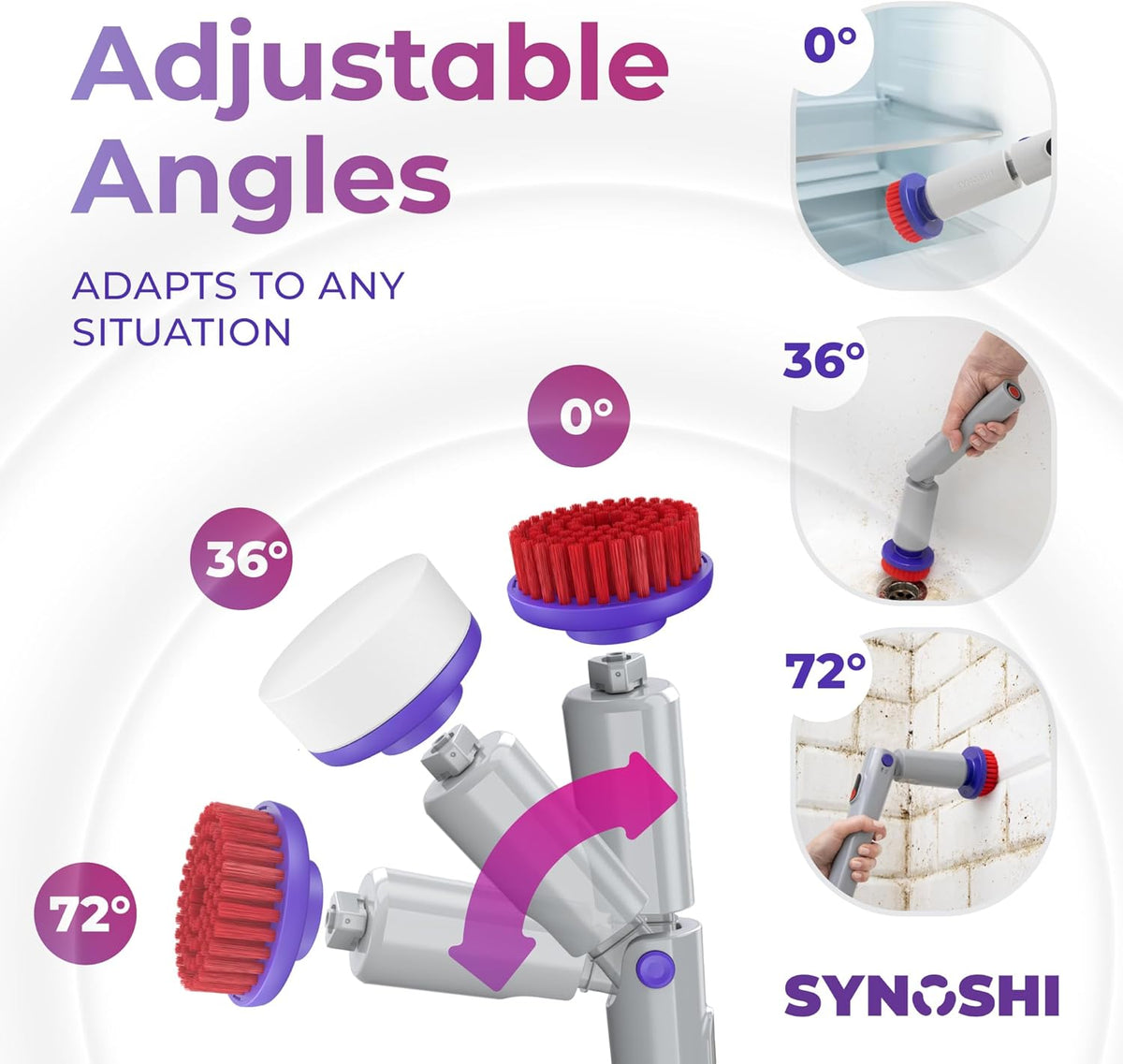 Synoshi PRO Cordless Spin Scrubber