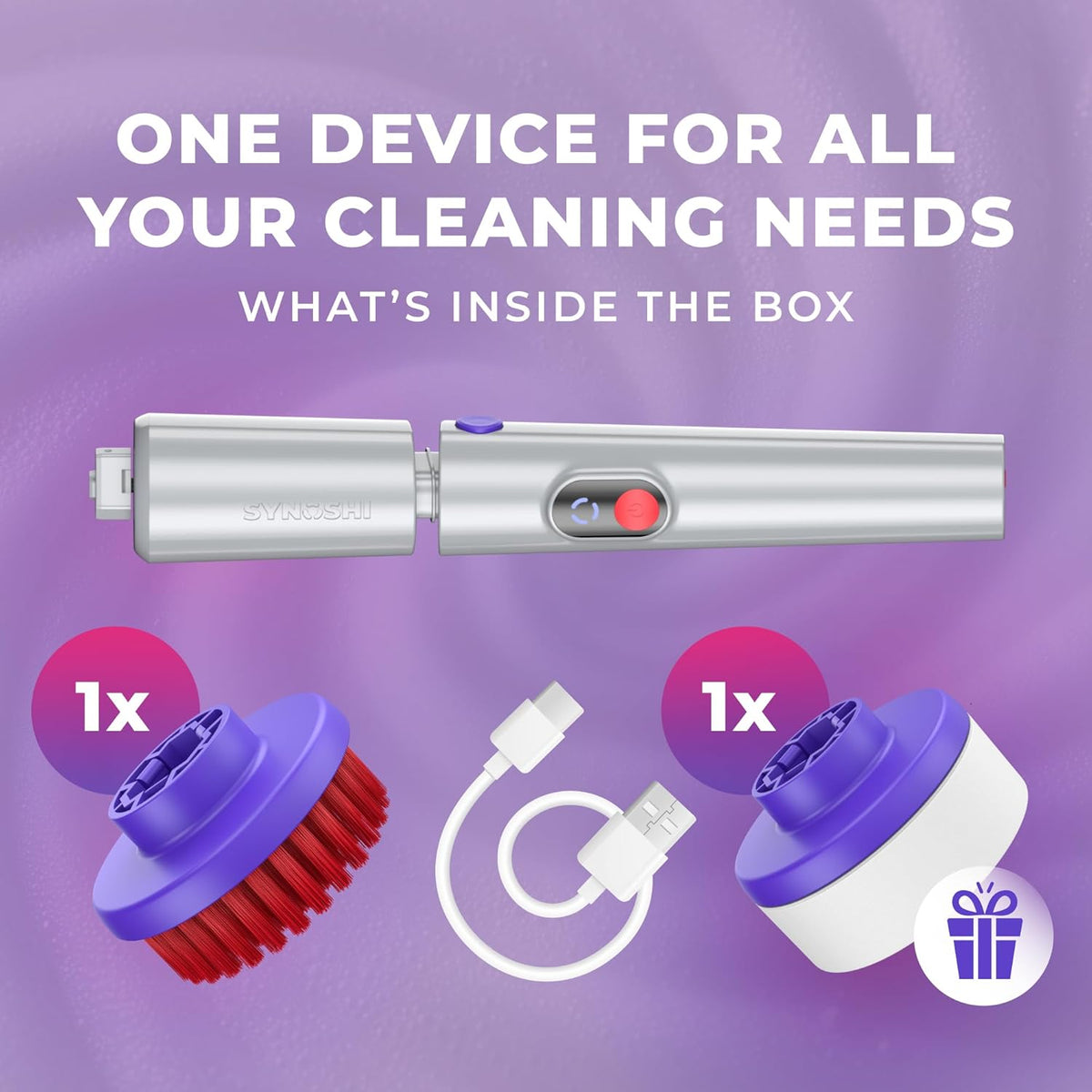 Synoshi PRO Cordless Spin Scrubber