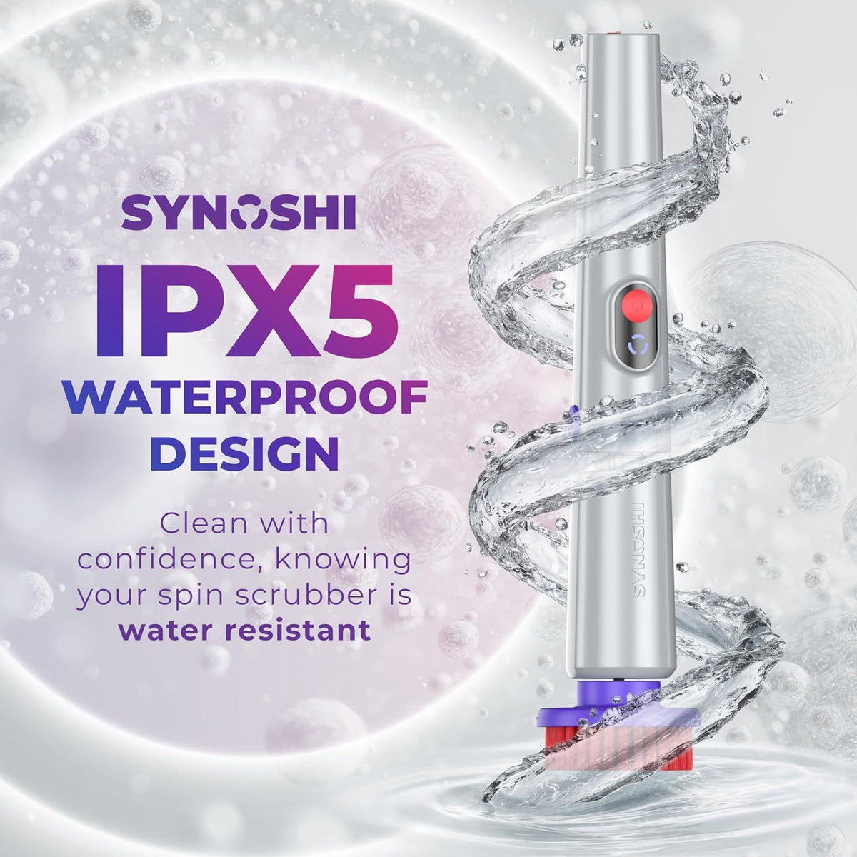 Synoshi PRO Cordless Spin Scrubber