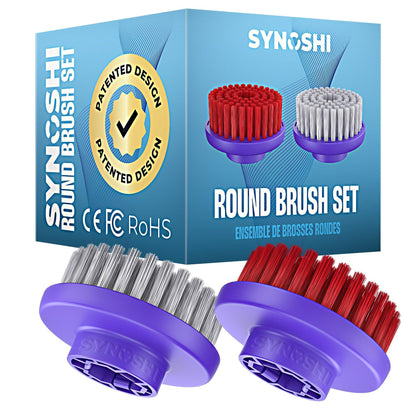 Round Brush Head Set